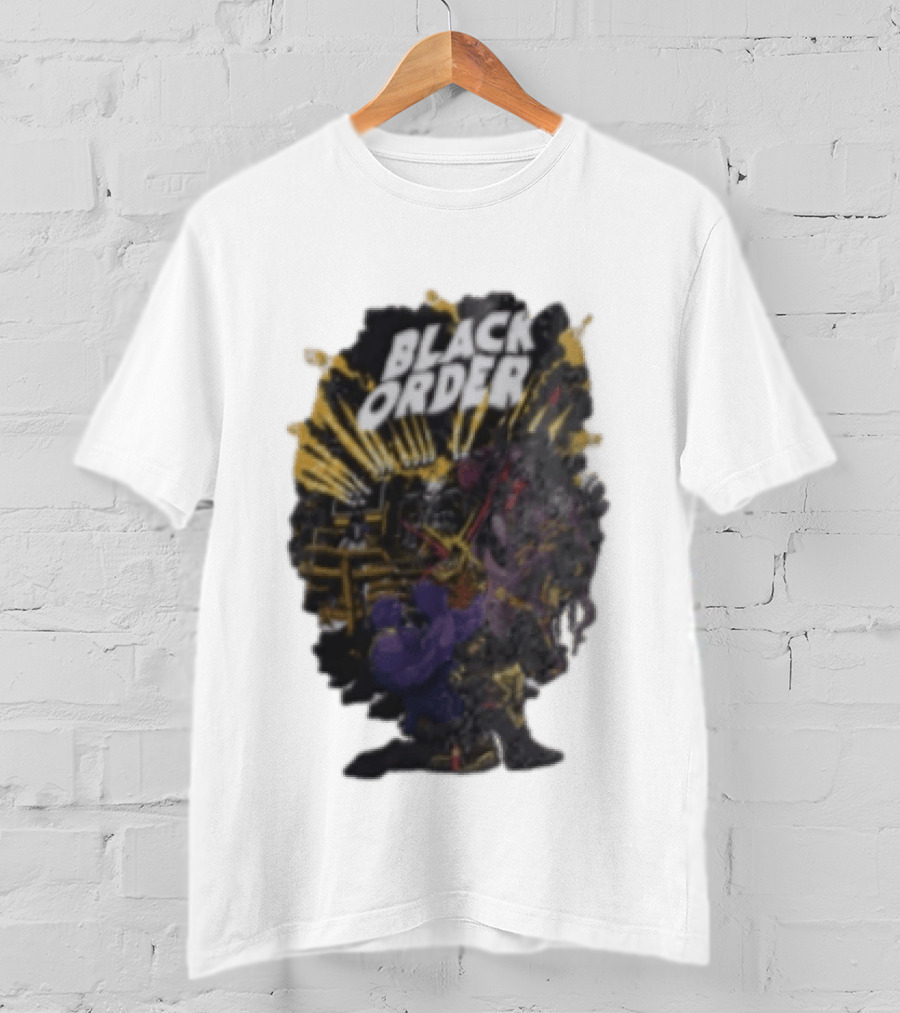 Black Order Thanos And The Children Of Thanos Rock Band Graphic Novel T-Shirt