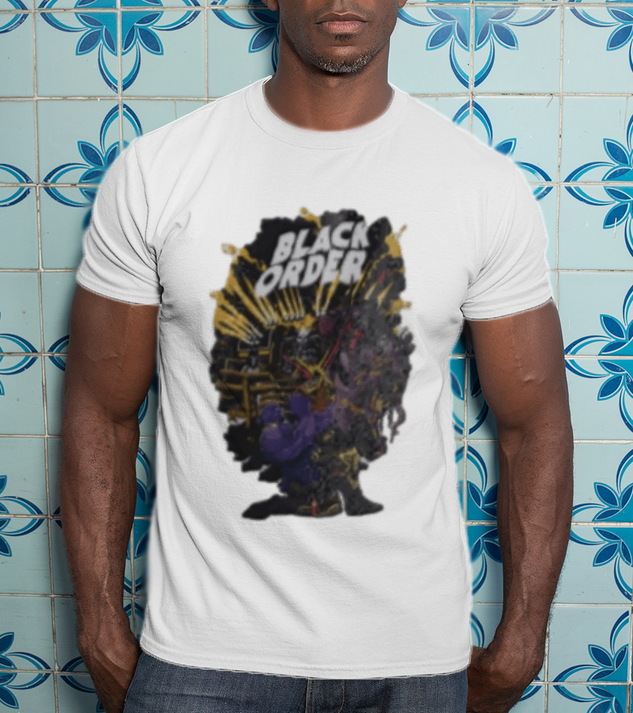 Black Order Thanos And The Children Of Thanos Rock Band Graphic Novel T-Shirt