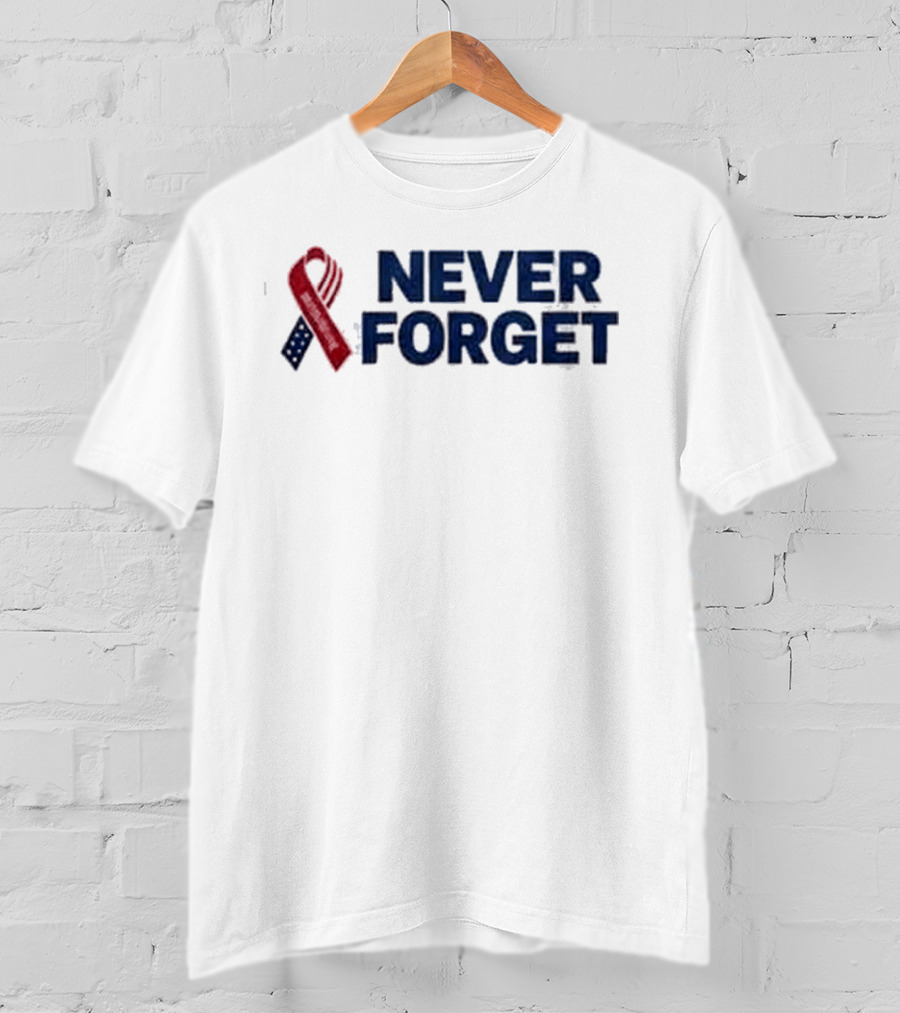 Dallas Cowboys Never Forget Ribbon Patriotic T-Shirt