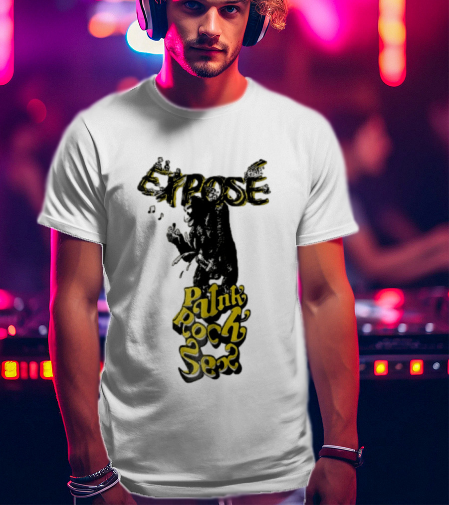Expose King Kong Punk Rock Sex Gorilla Holding Woman T-Shirt