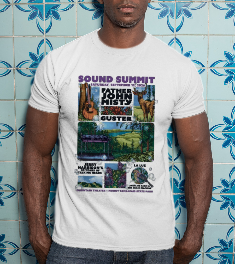 Sound Summit 2026 Father John Misty Guster Marin County MD September 12 Mountain Theater T-Shirt