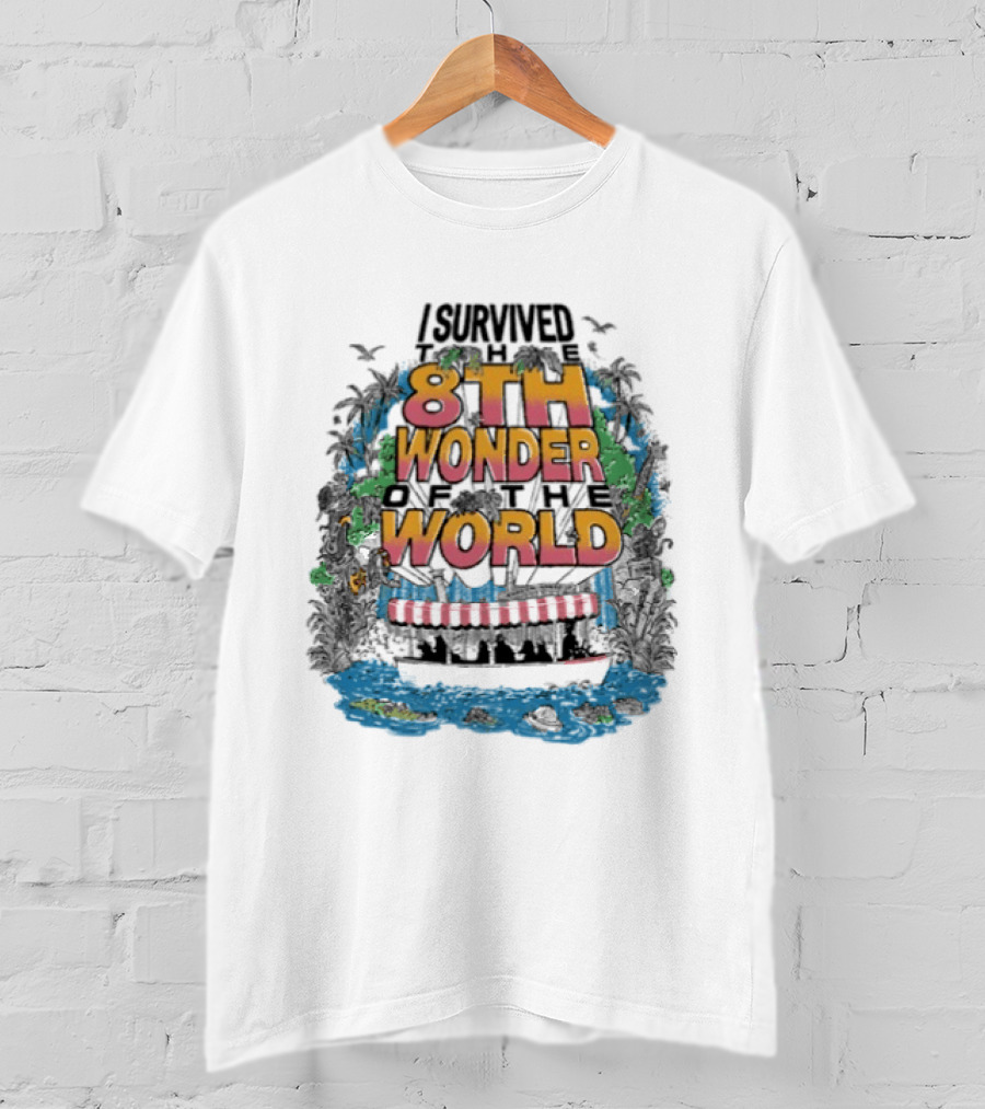 I Survived 8th Wonder Of The World Backside Of Water Adventure T-Shirt
