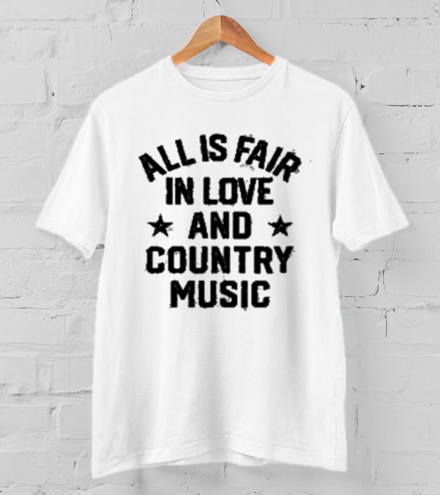 Kylie Morgan All Is Fair In Love And Country Music Camo T-Shirt