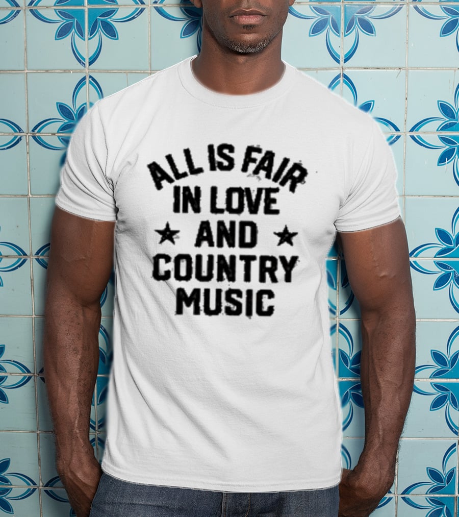 Kylie Morgan All Is Fair In Love And Country Music Camo T-Shirt