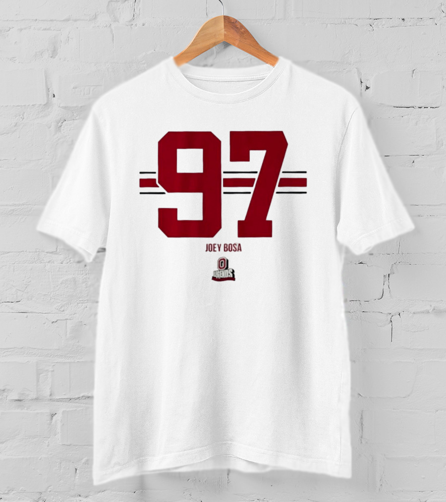 Ohio State Buckeyes Joey Bosa 97 Legends T-Shirt