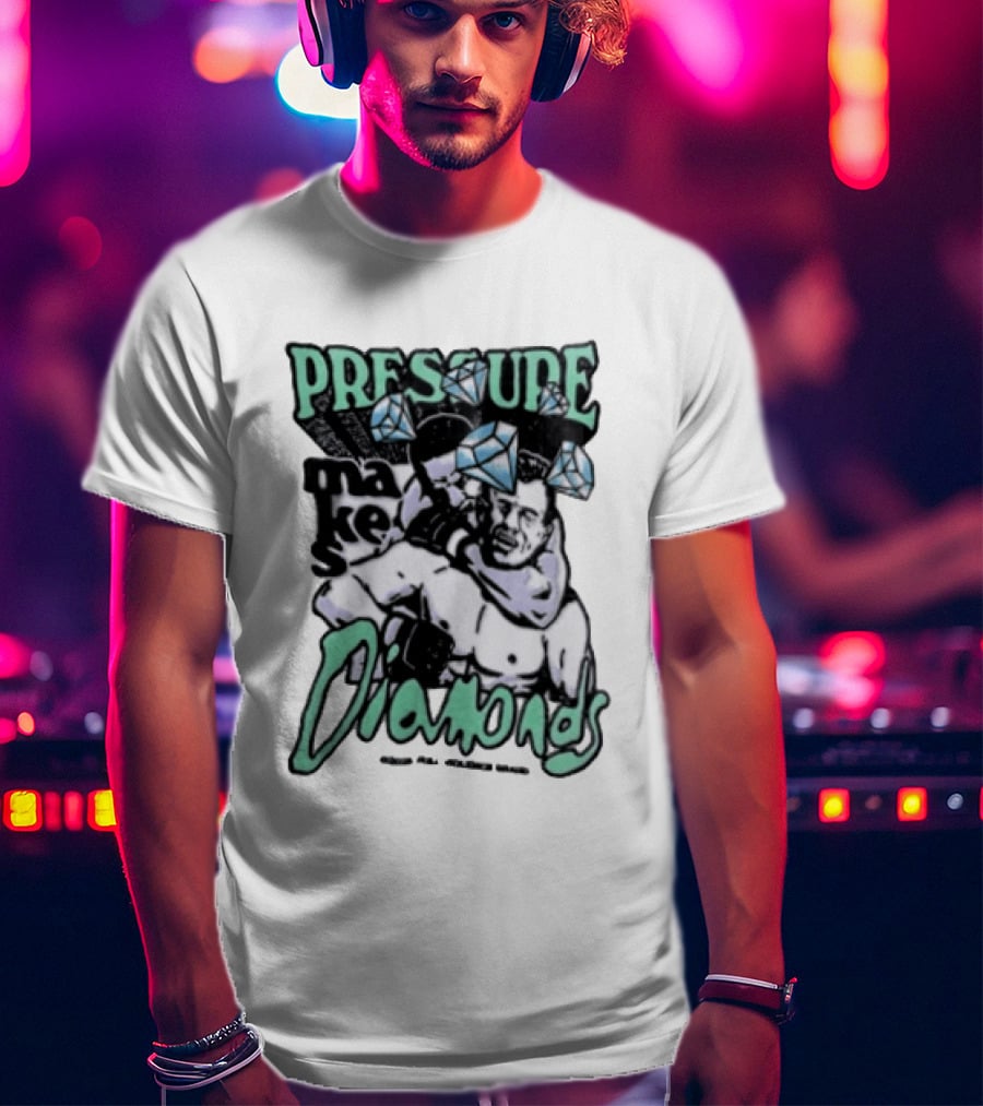 Pressure Makes Diamonds MMA Fighter Combat Sport T-Shirt