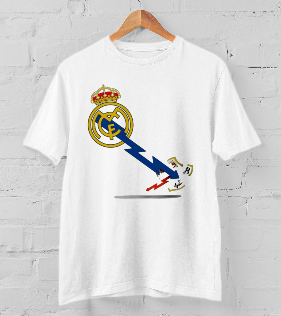 Real Madrid CF Lightning Strike Emblem MCF T-Shirt