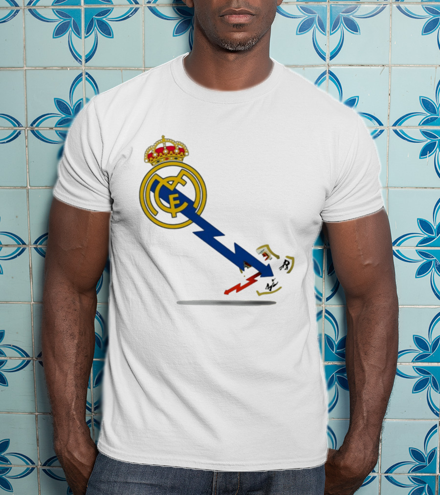 Real Madrid CF Lightning Strike Emblem MCF T-Shirt