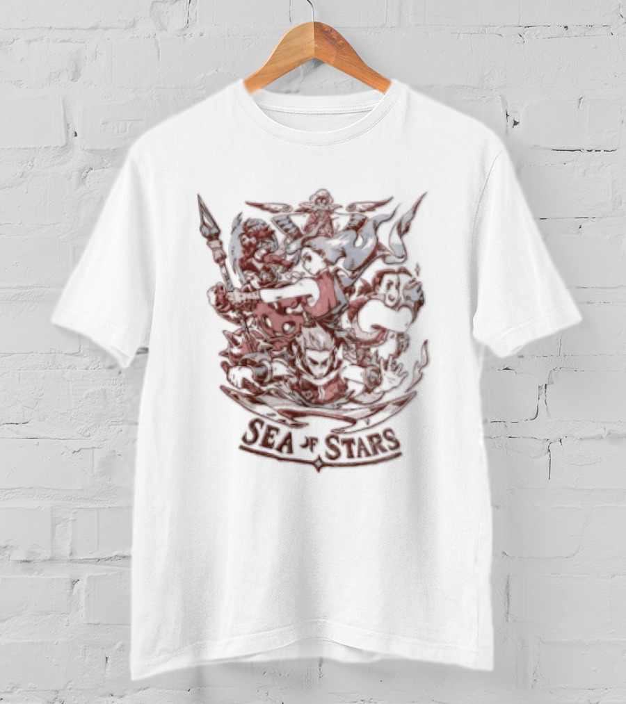 Sea Of Stars Characters Crest T-Shirt