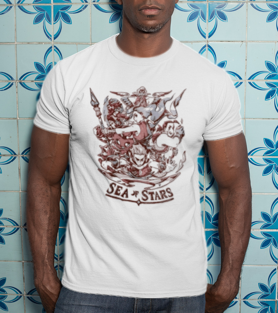 Sea Of Stars Characters Crest T-Shirt