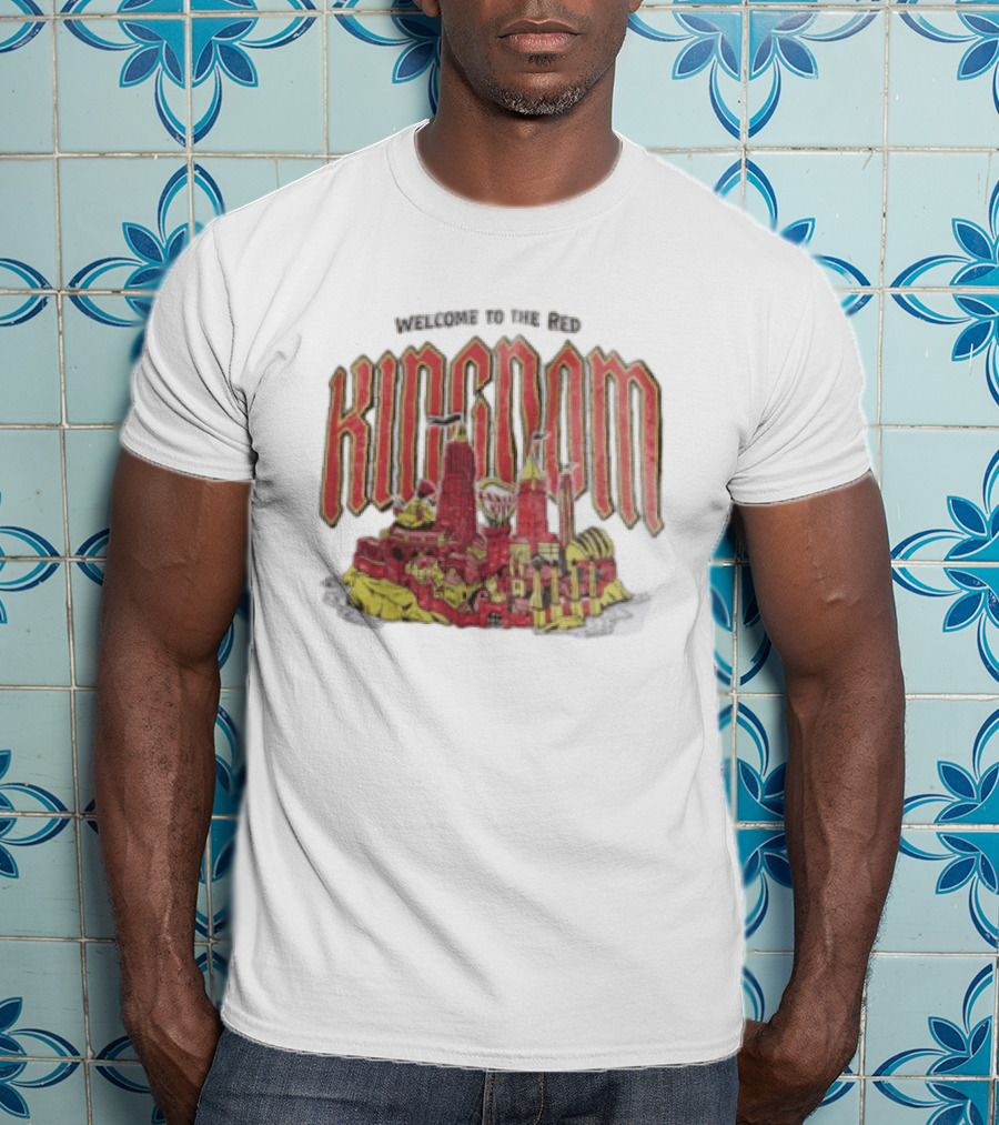 Welcome To The Red Kingdom Cityscape T-Shirt