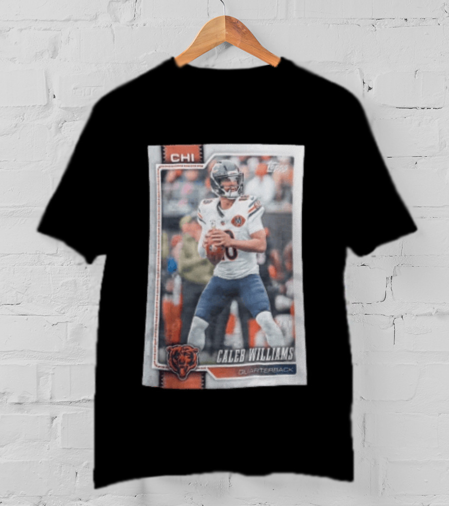 2026 Topps Caleb Williams Chicago Bears Quarterback Trading Card T-Shirt