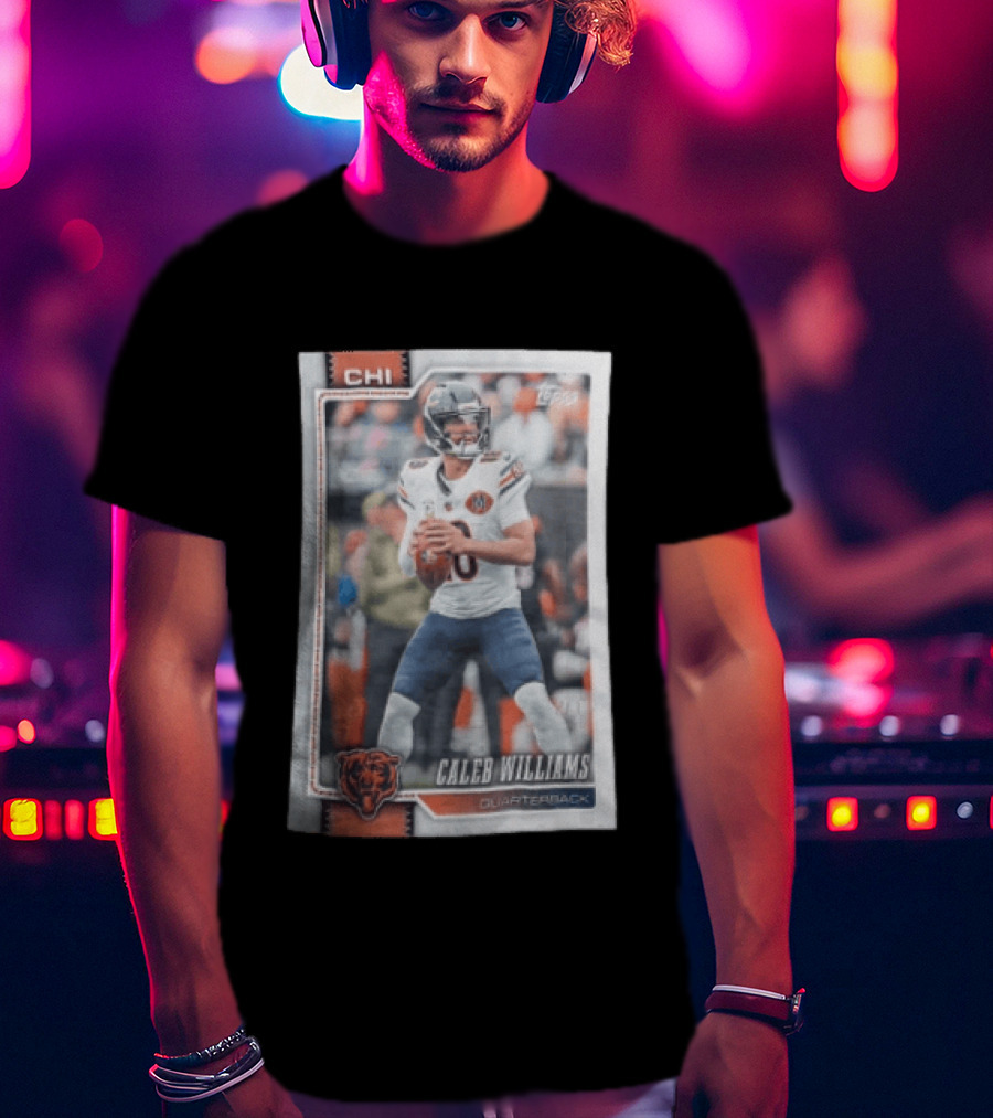 2026 Topps Caleb Williams Chicago Bears Quarterback Trading Card T-Shirt