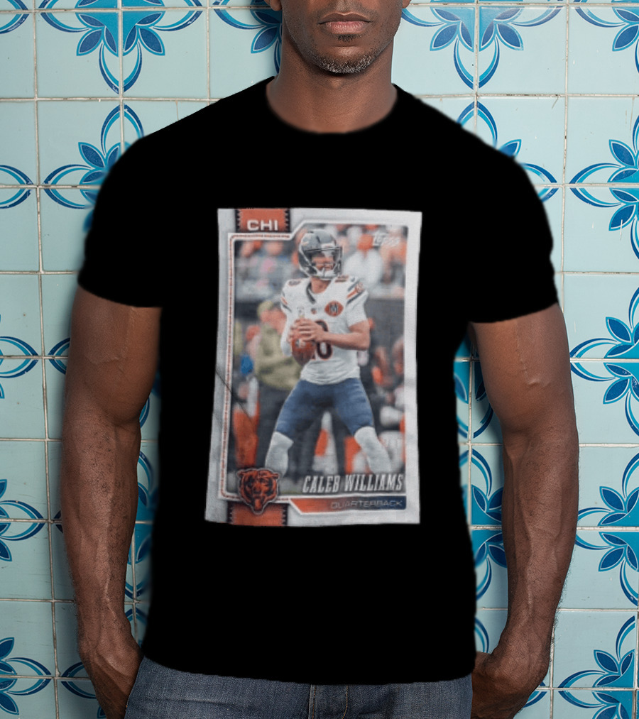 2026 Topps Caleb Williams Chicago Bears Quarterback Trading Card T-Shirt