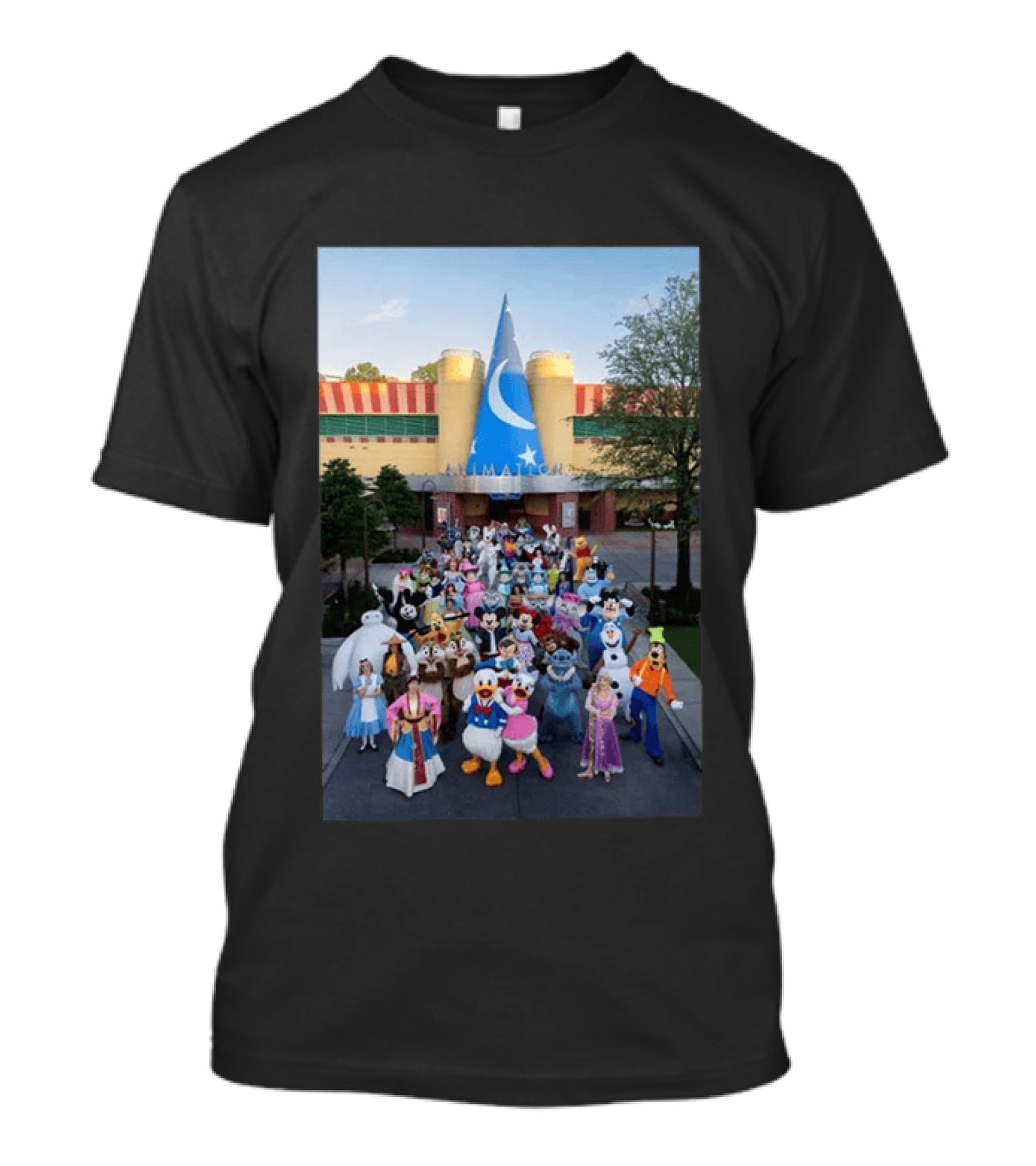 Happy The Magic Of Disney Animation Opening Day At Disney Hollywood Studios Characters T-Shirt