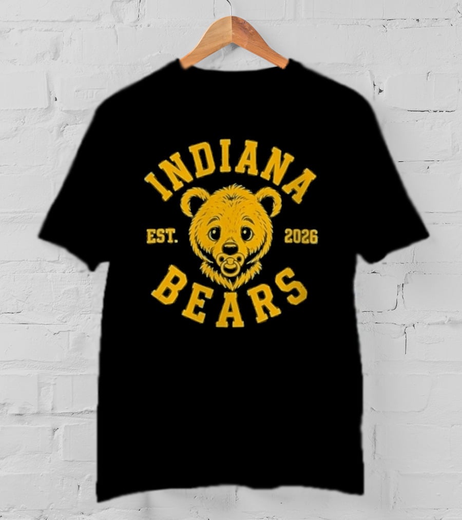Indiana Bears Est 2026 Bear Mascot Fan Gear T-Shirt