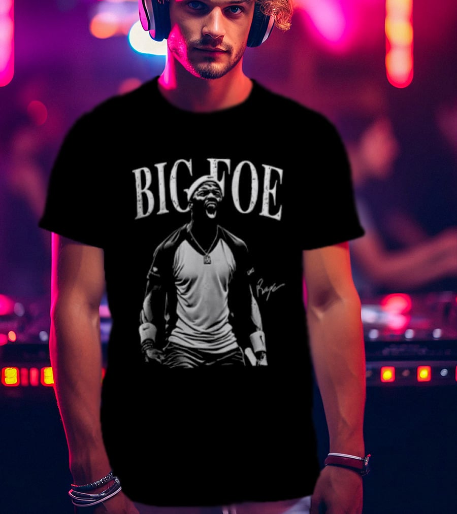 Big Foe Tennis Signature Athlete Celebrates Victory T-Shirt