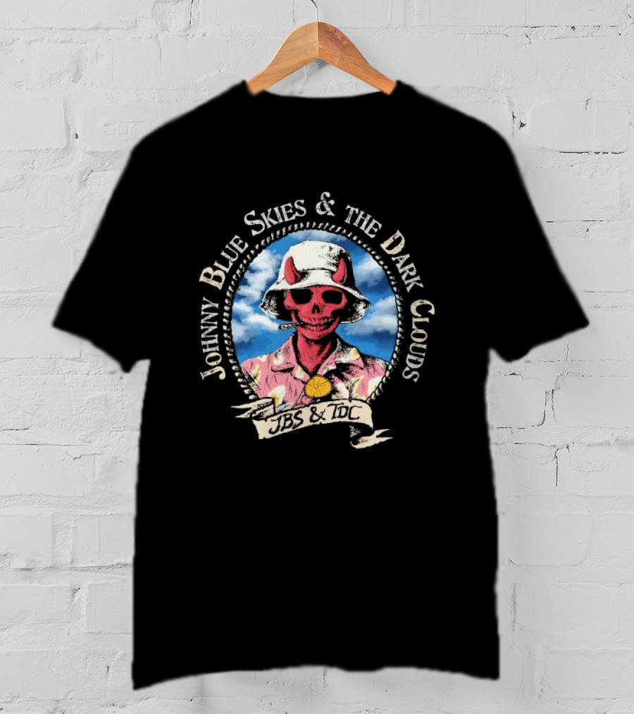 Johnny Blue Skies And The Dark Clouds JBS & TDC Panama Devil T-Shirt