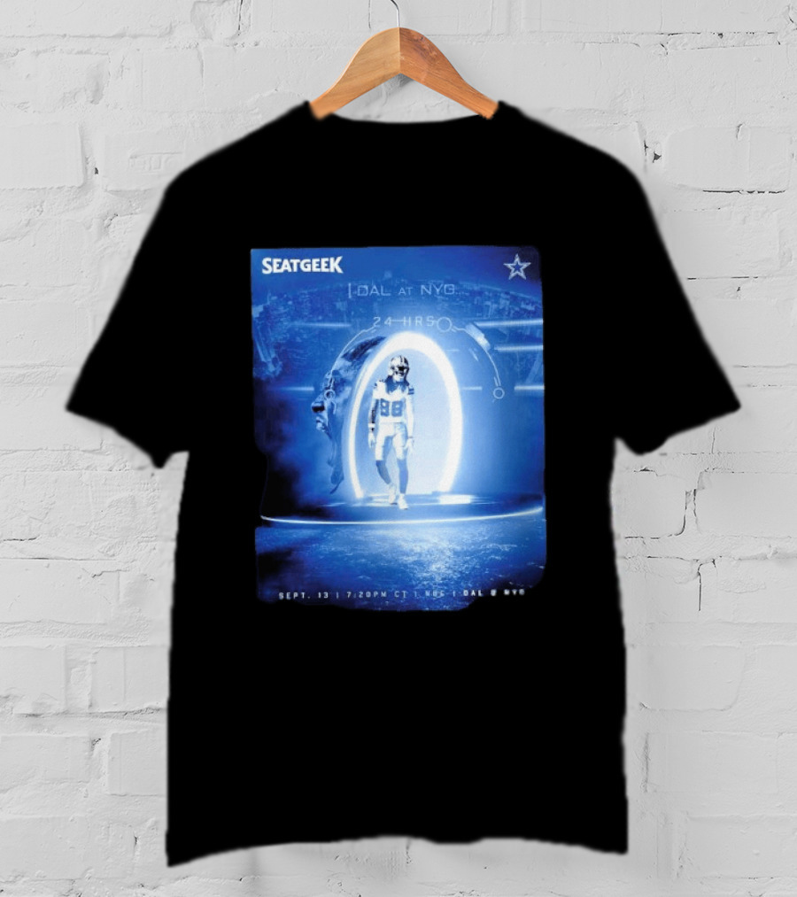 Seatgeek Dallas Vs New York Giants MetLife Stadium September 13 2026 24 Hrs Countdown T-Shirt