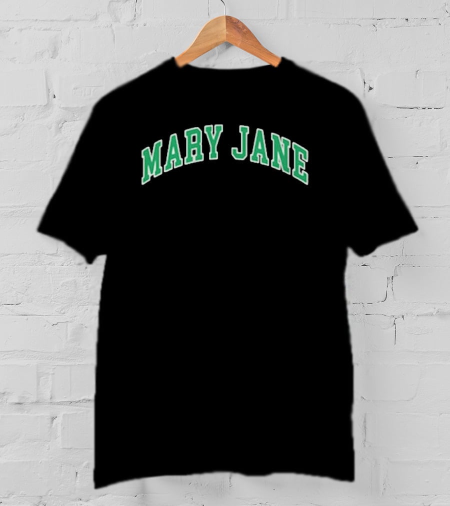 Dave Season 3 Gata Mary Jane Green Arch T-Shirt