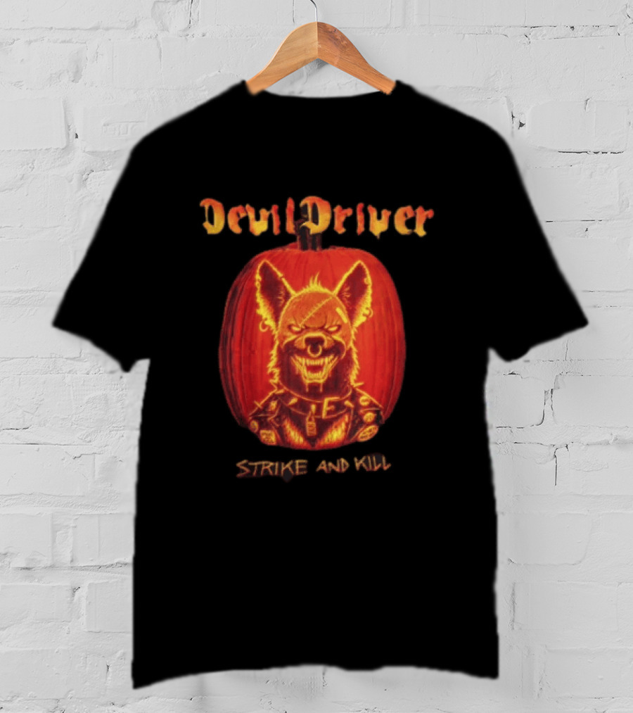 DevilDriver Strike And Kill Halloween Pumpkin T-Shirt