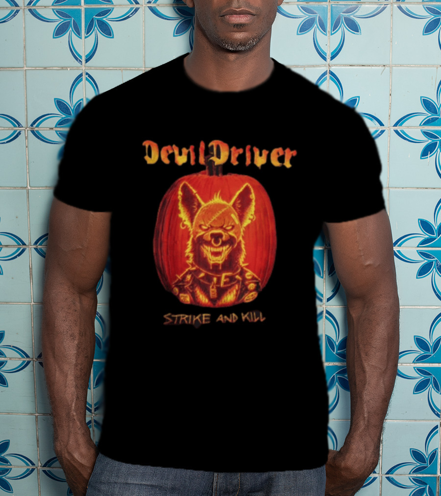DevilDriver Strike And Kill Halloween Pumpkin T-Shirt