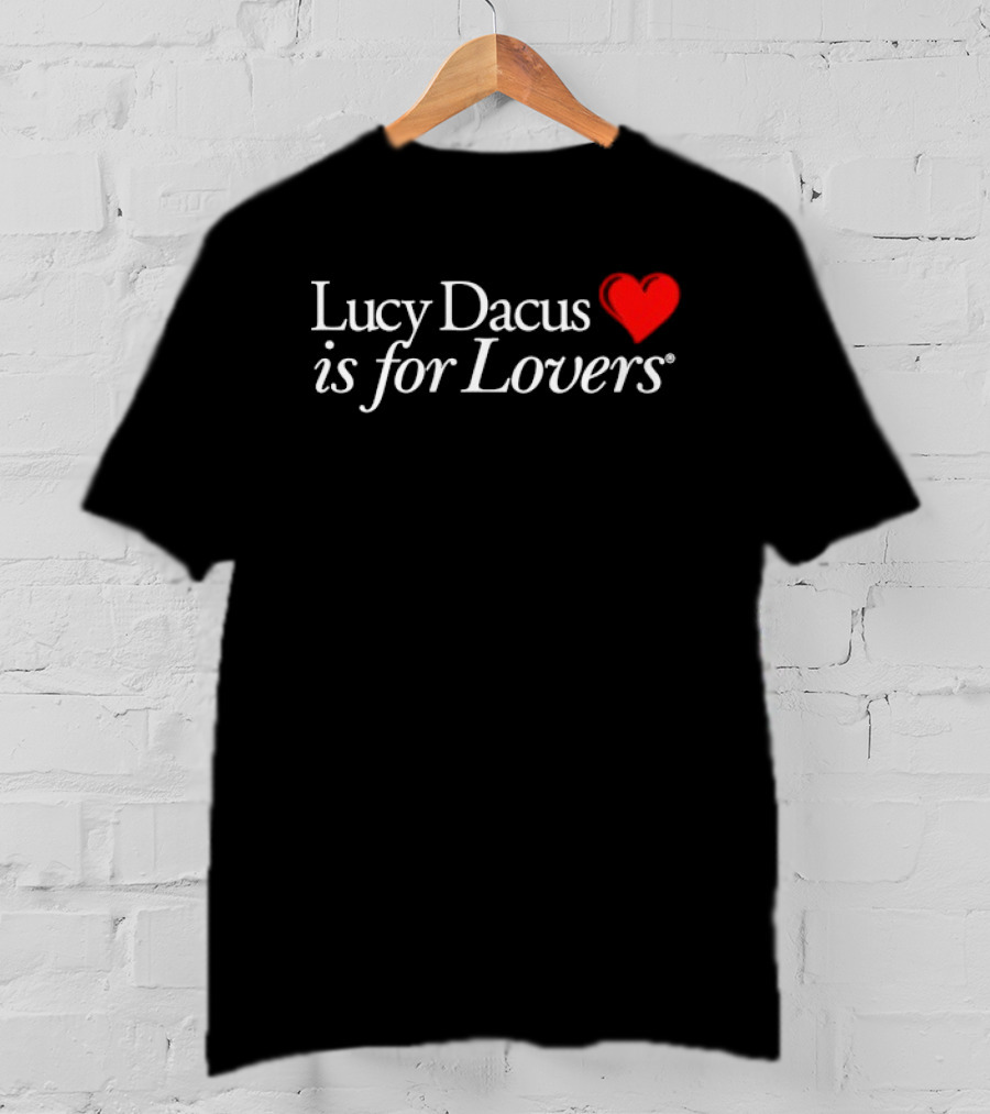 Lucy Dacus Is For Lovers Red Heart T-Shirt
