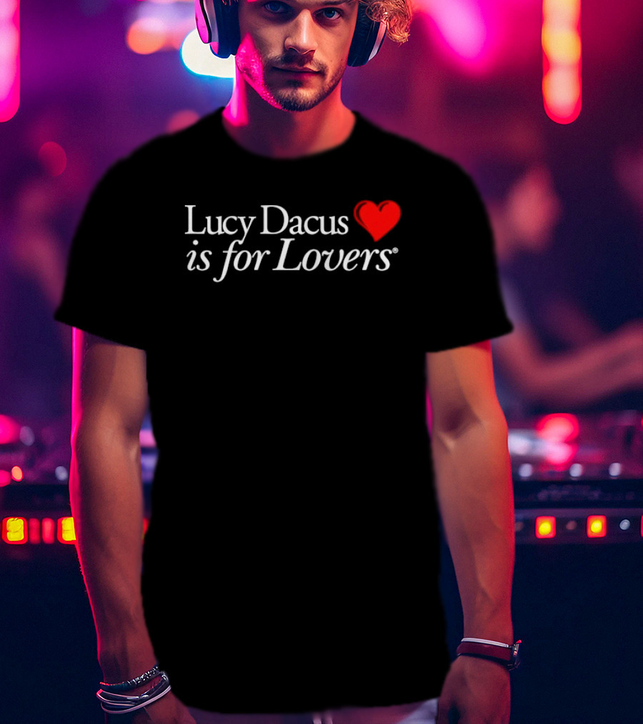 Lucy Dacus Is For Lovers Red Heart T-Shirt