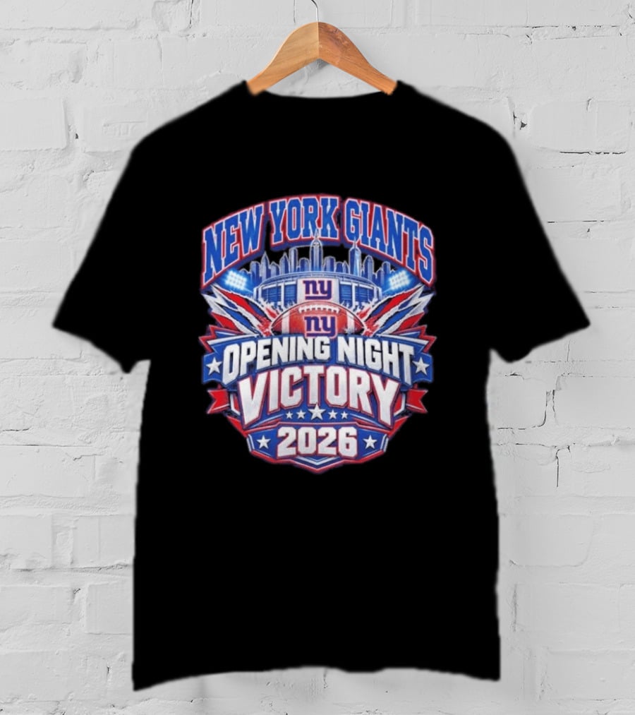 New York Giants 2026 Opening Night Victory T-Shirt