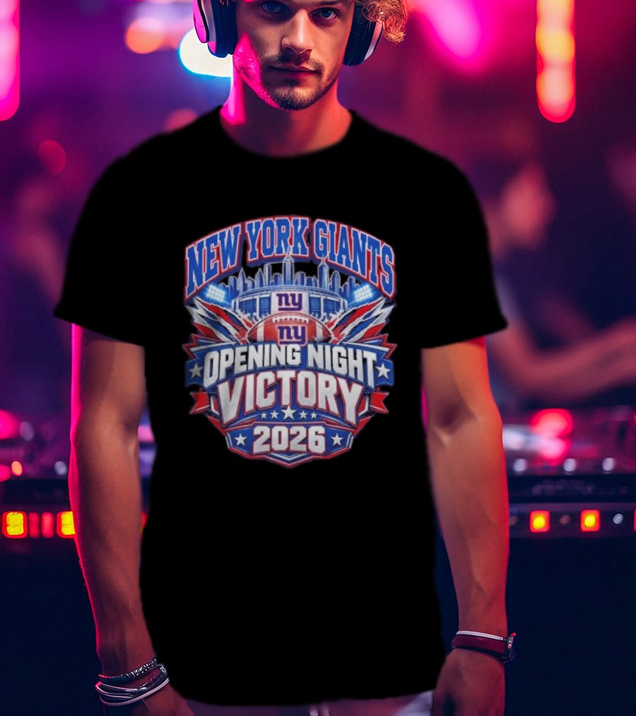 New York Giants 2026 Opening Night Victory T-Shirt