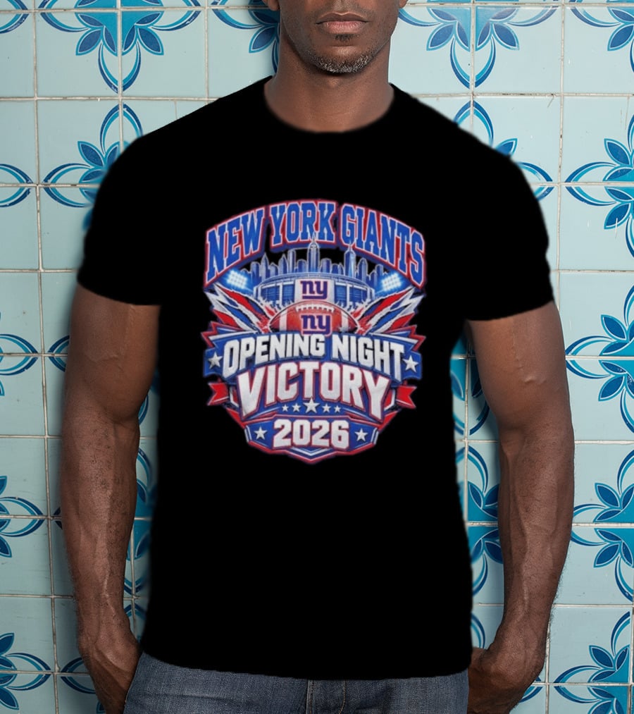 New York Giants 2026 Opening Night Victory T-Shirt