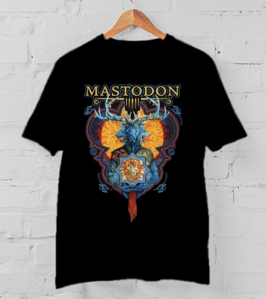Mastodon Ornate Blood Mountain Deer T-Shirt