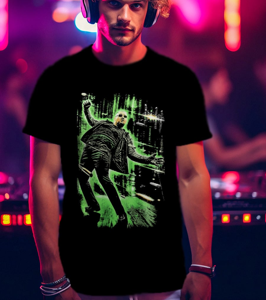 Solo Sikoa Dodging Pew Pew Pew Warning Shots T-Shirt