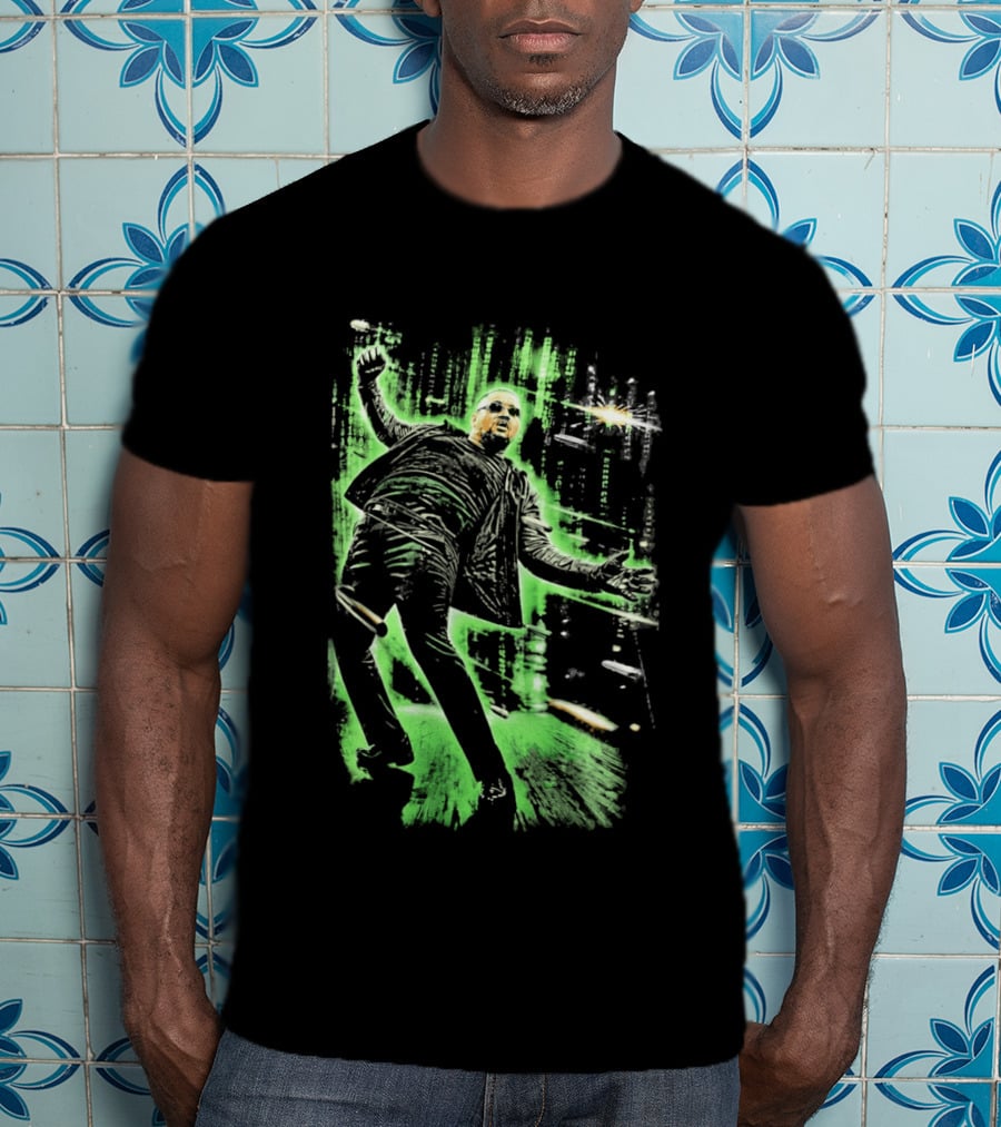 Solo Sikoa Dodging Pew Pew Pew Warning Shots T-Shirt