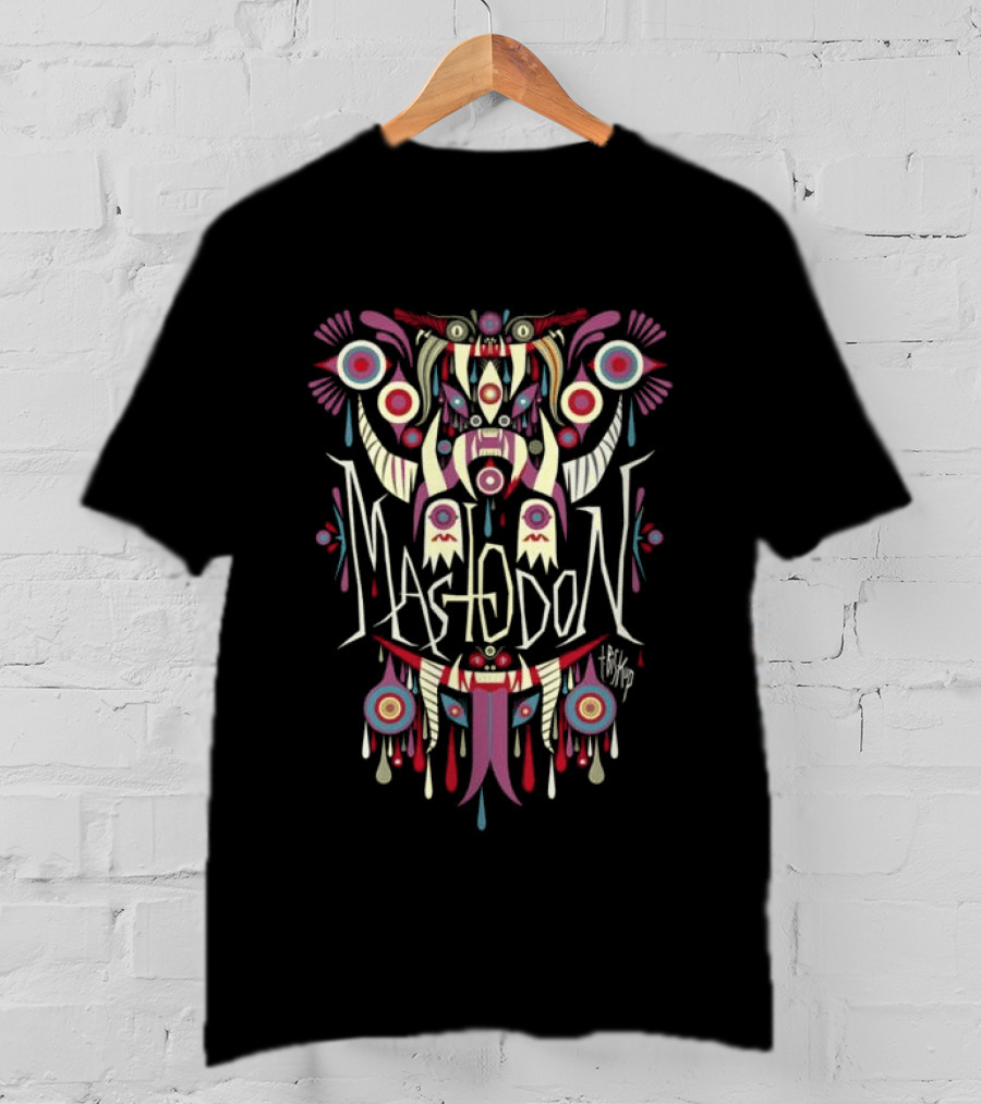 Mastodon Totem Beast Psychedelic T-Shirt