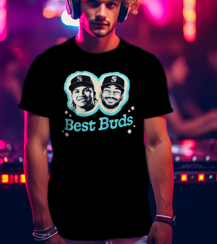 Michael Arroyo Lázaro Montes Best Buds Seattle Baseball Duo T-Shirt