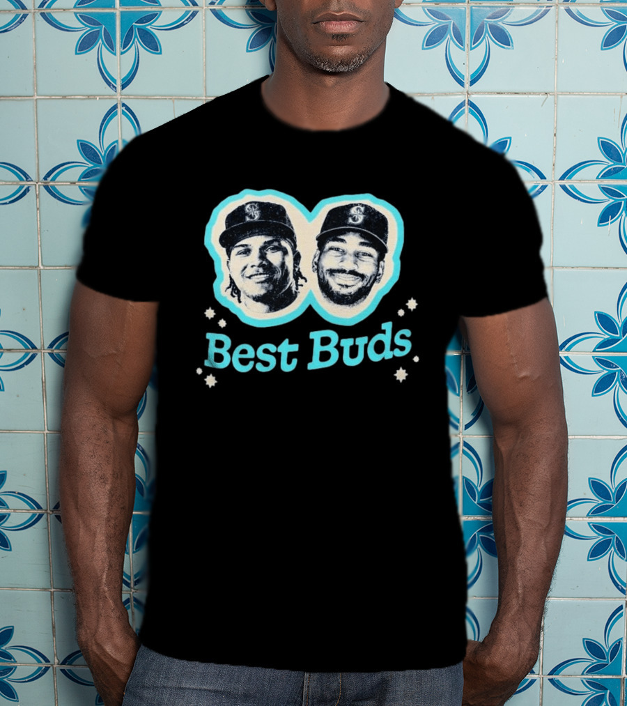 Michael Arroyo Lázaro Montes Best Buds Seattle Baseball Duo T-Shirt