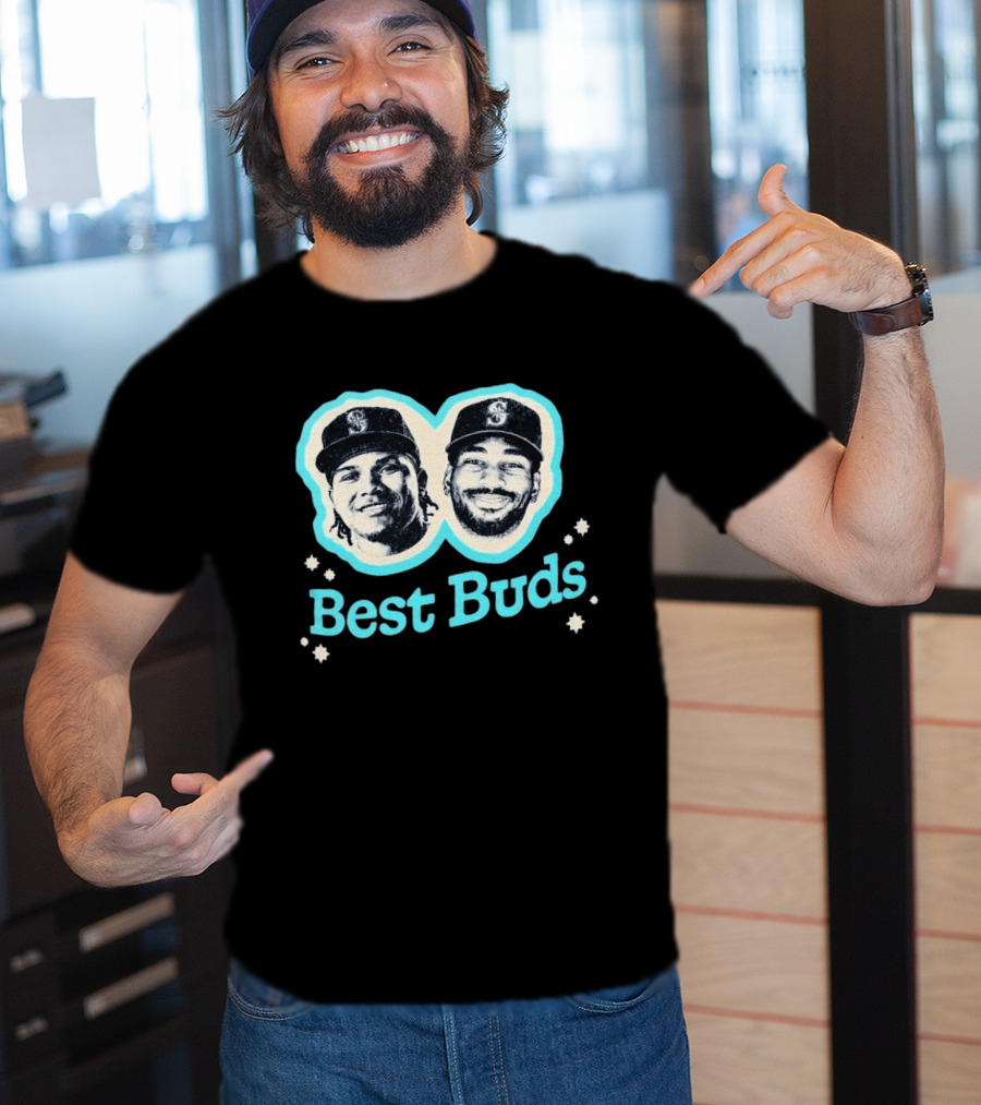 Michael Arroyo Lázaro Montes Best Buds Seattle Baseball Duo T-Shirt