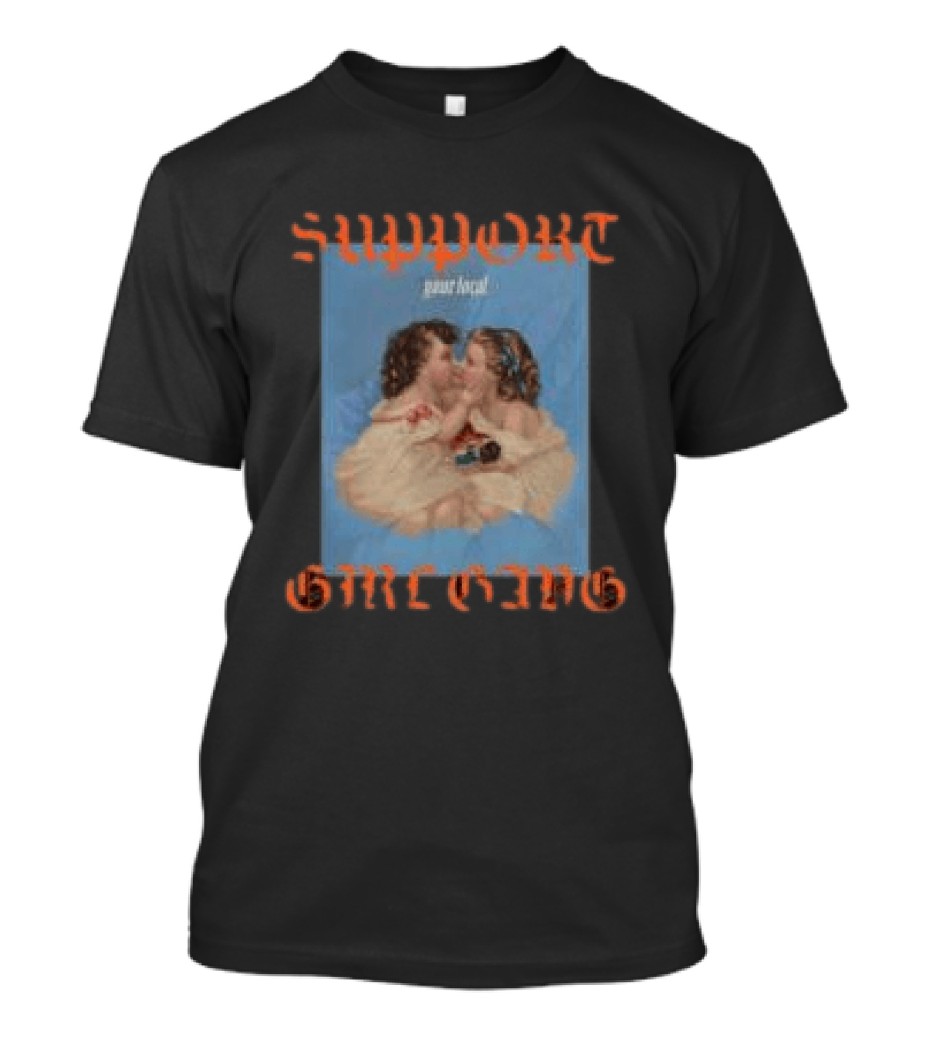 Uhanadesign Shop Support Your Local Girl Gang Oversize T-Shirt
