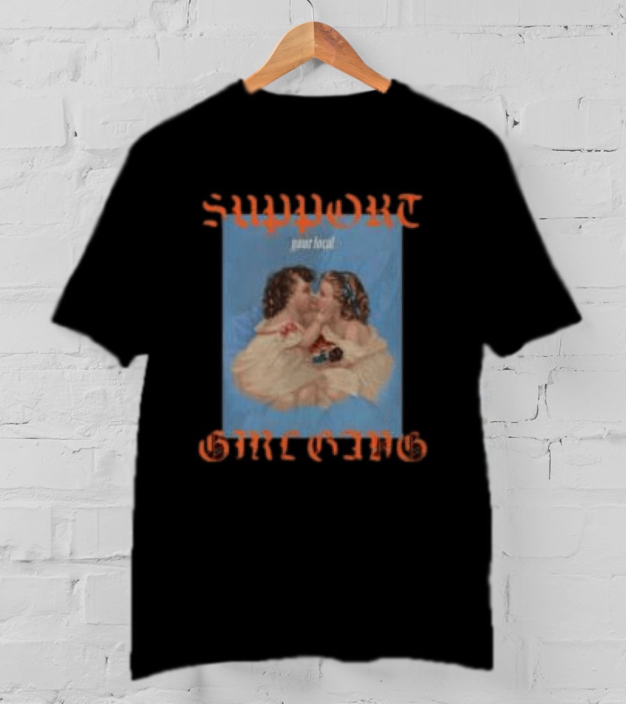 Uhanadesign Shop Support Your Local Girl Gang Oversize T-Shirt