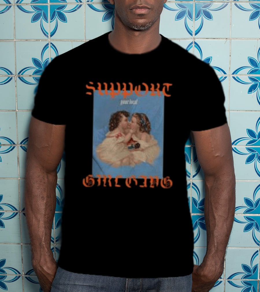 Uhanadesign Shop Support Your Local Girl Gang Oversize T-Shirt