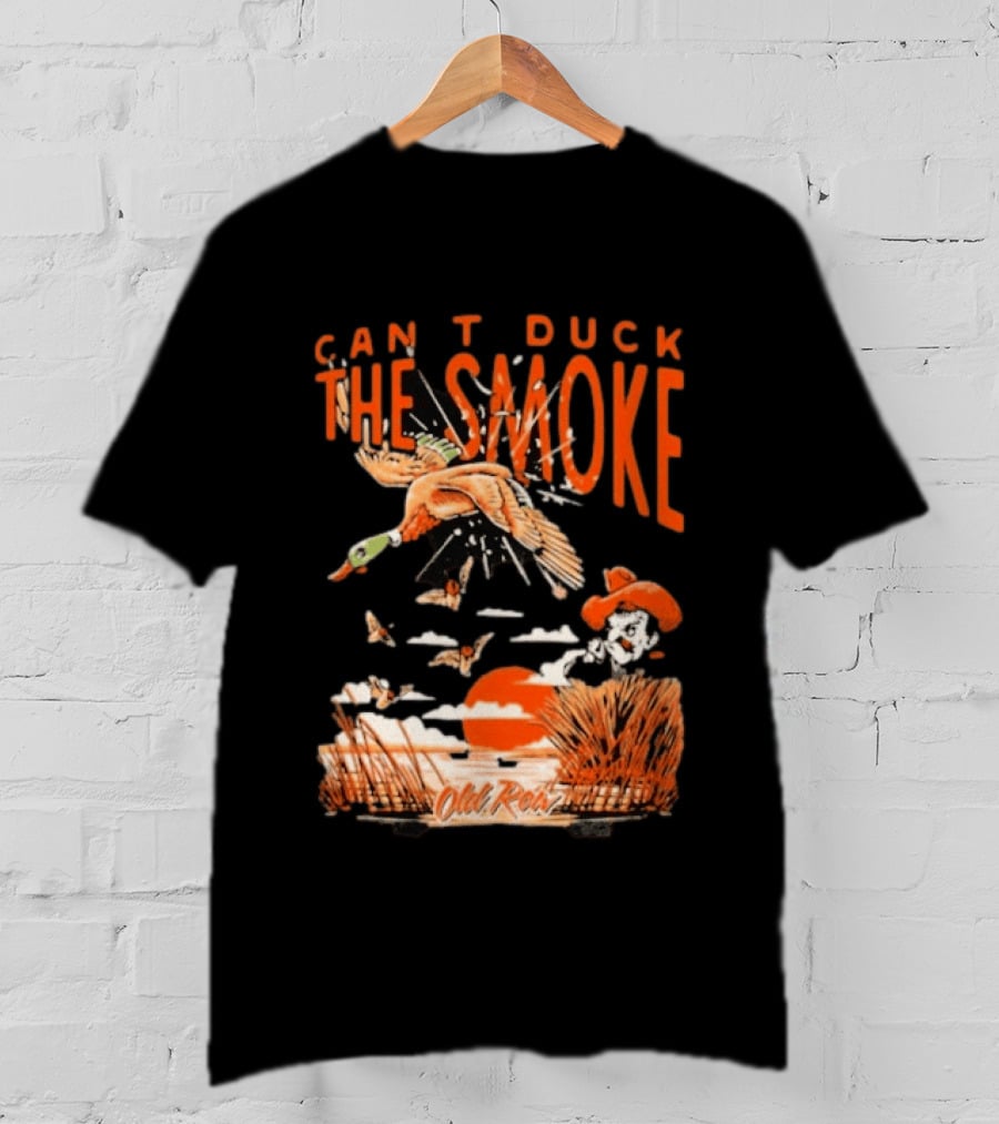 Oklahoma State Cowboys Can't Duck The Smoke Vintage Old Row T-Shirt