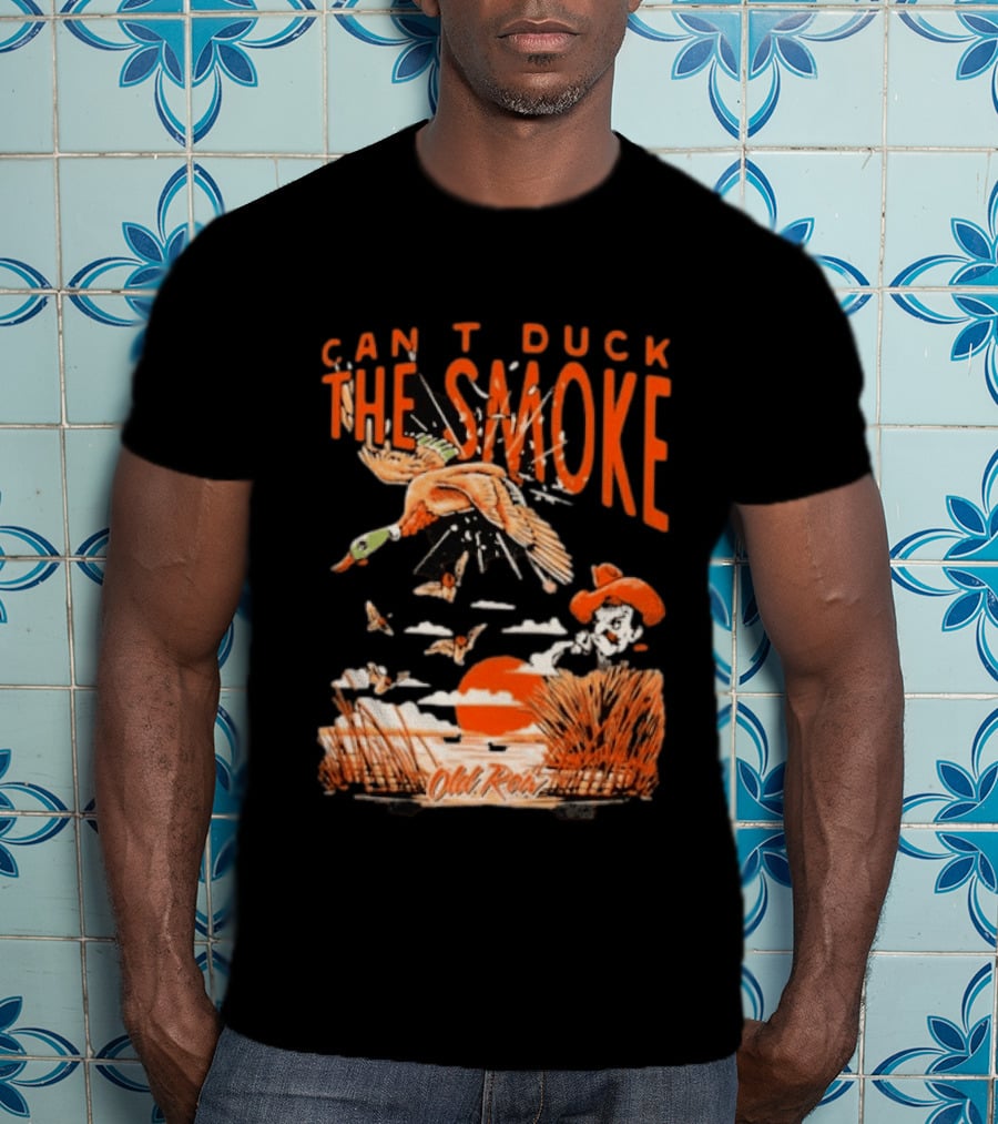 Oklahoma State Cowboys Can't Duck The Smoke Vintage Old Row T-Shirt