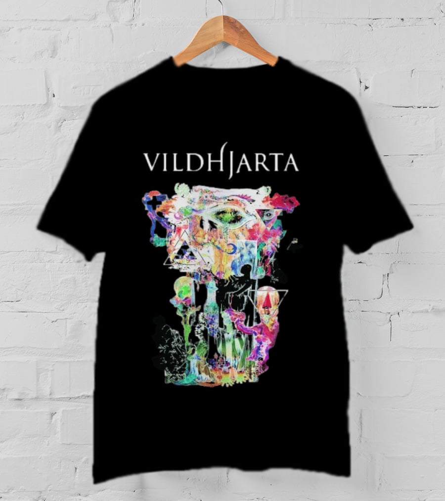Vildhjarta Ylva Colorful Abstract T-Shirt