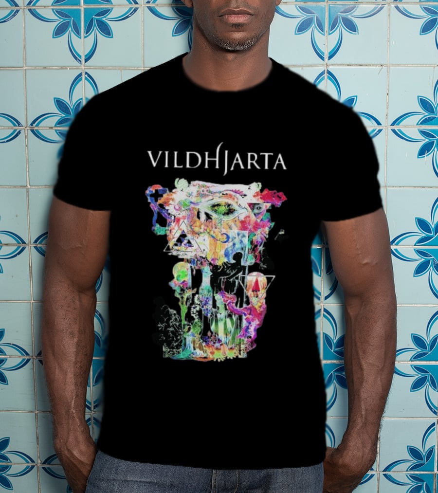 Vildhjarta Ylva Colorful Abstract T-Shirt