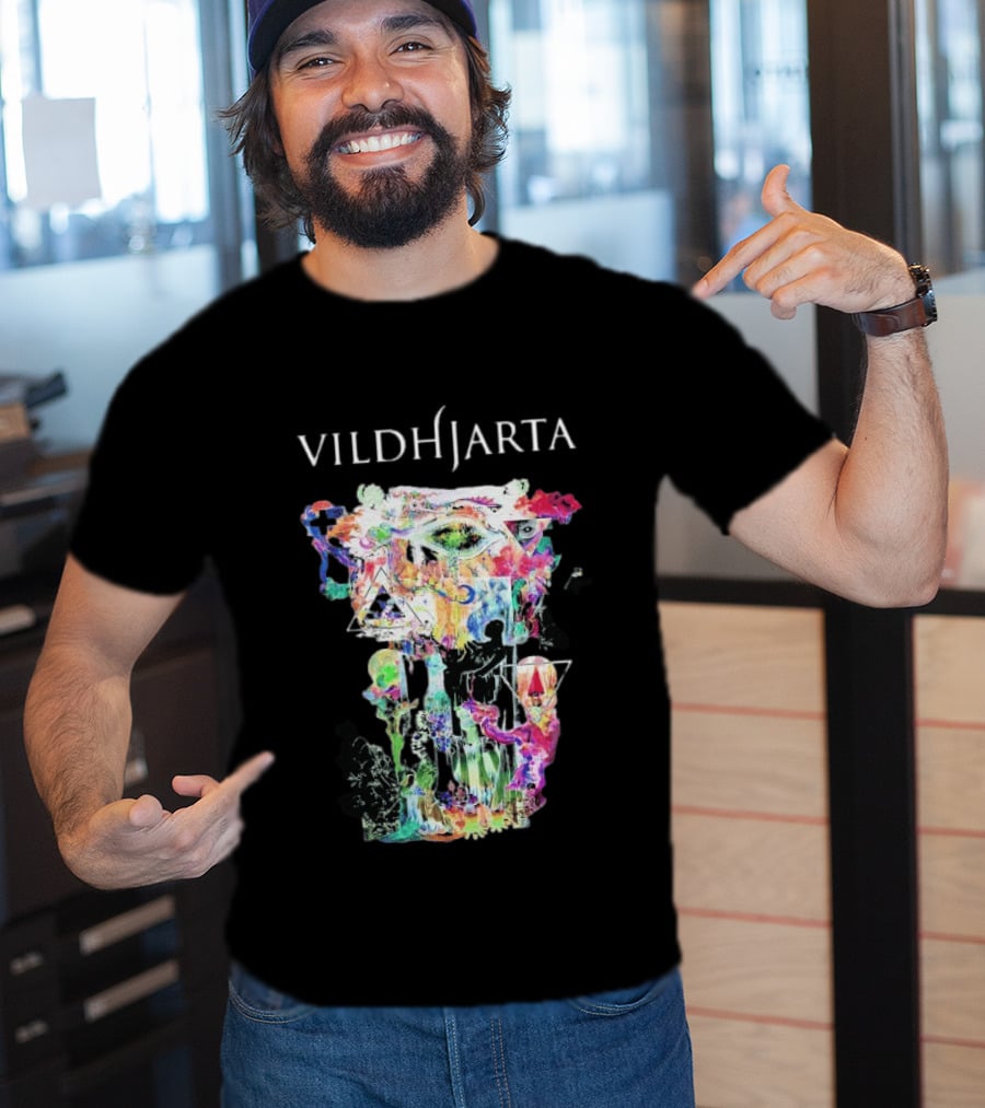 Vildhjarta Ylva Colorful Abstract T-Shirt