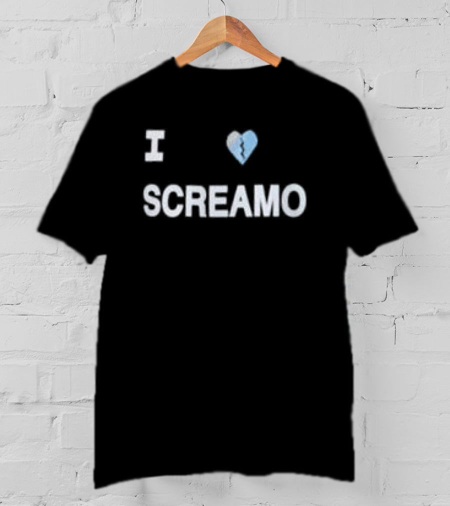 I Love Screamo Xdunlimited Shop Heart T-Shirt
