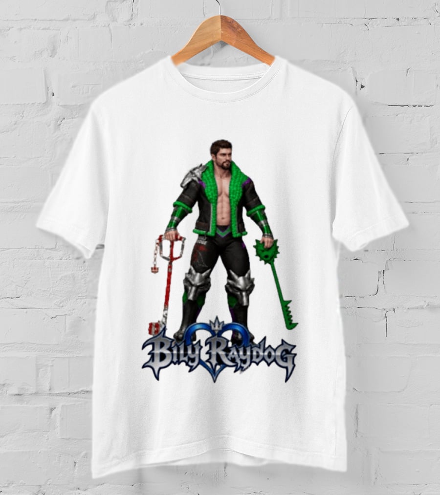 Billy Raydog Kingdom Hearts Crossover Character With Chains And Keys T-Shirt