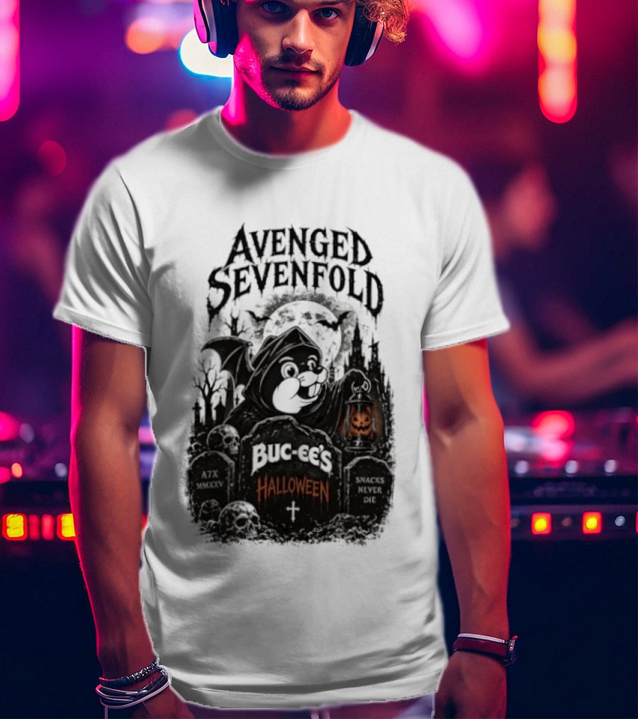Avenged Sevenfold Buc Ee's Halloween Pumpkin Collaboration T-Shirt