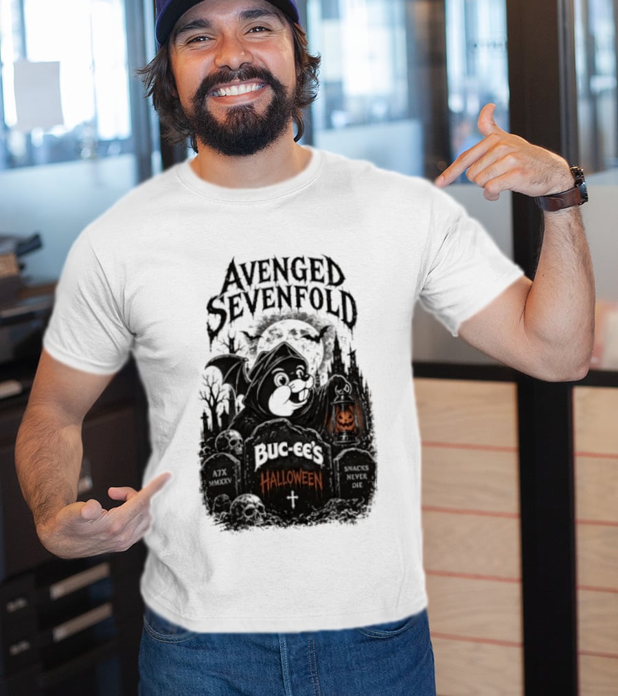 Avenged Sevenfold Buc Ee's Halloween Pumpkin Collaboration T-Shirt
